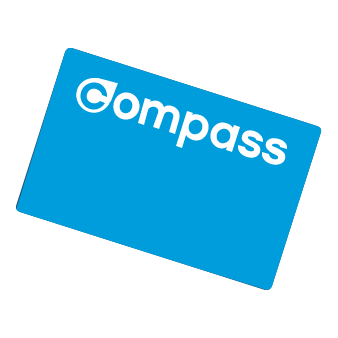 icon of a compass card
