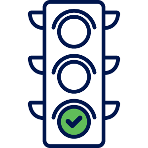 icon of a street light