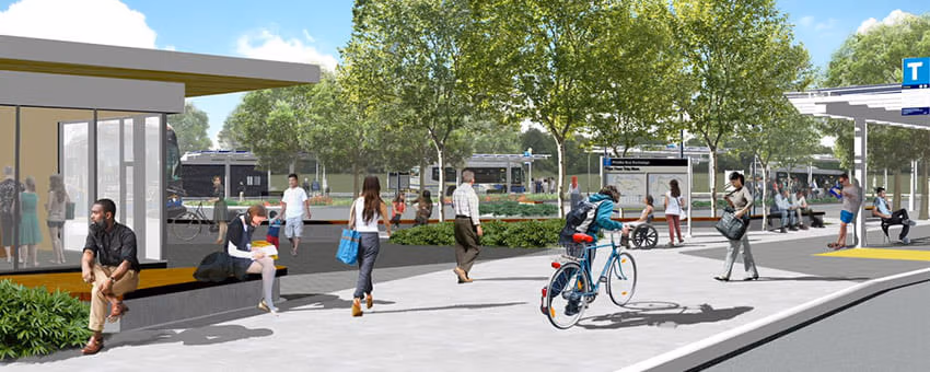 Rendering of the new Phibbs Exchange