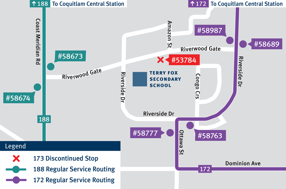 173 Coquitlam Central Station Cedar special map